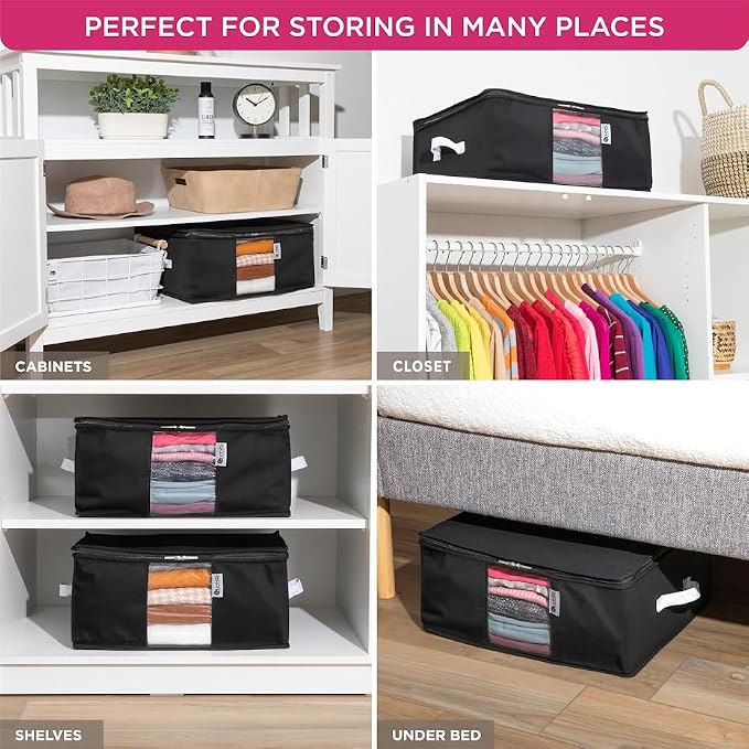 Cedar Clothes Storage Bag Organizer – Protects from Moths, Dirt & Dust – Set of - Image 5