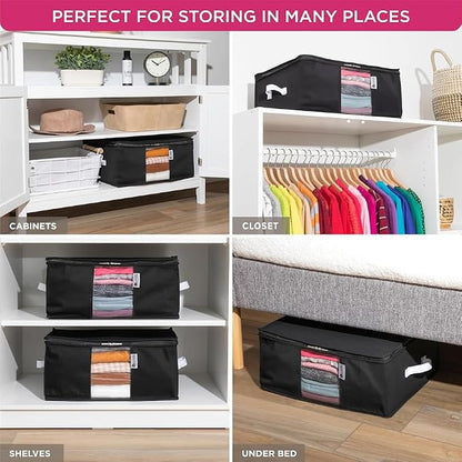 Cedar Clothes Storage Bag Organizer – Protects from Moths, Dirt & Dust – Set of - Image 5