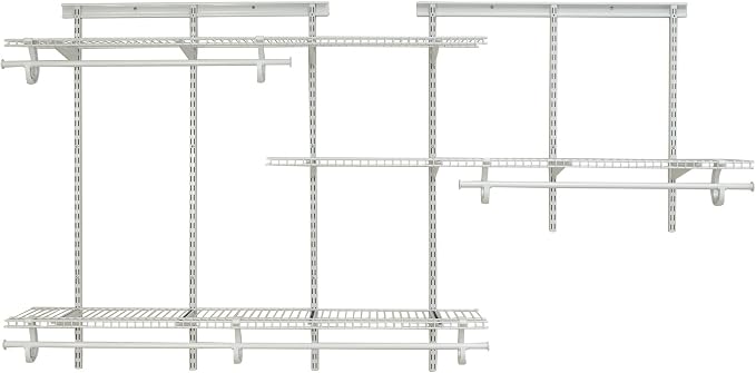 ClosetMaid ShelfTrack Wire Closet Organizer System, Adjustable from 5 to 8 Ft. by Unknown