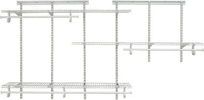 ClosetMaid ShelfTrack Wire Closet Organizer System, Adjustable from 5 to 8 Ft. by Unknown