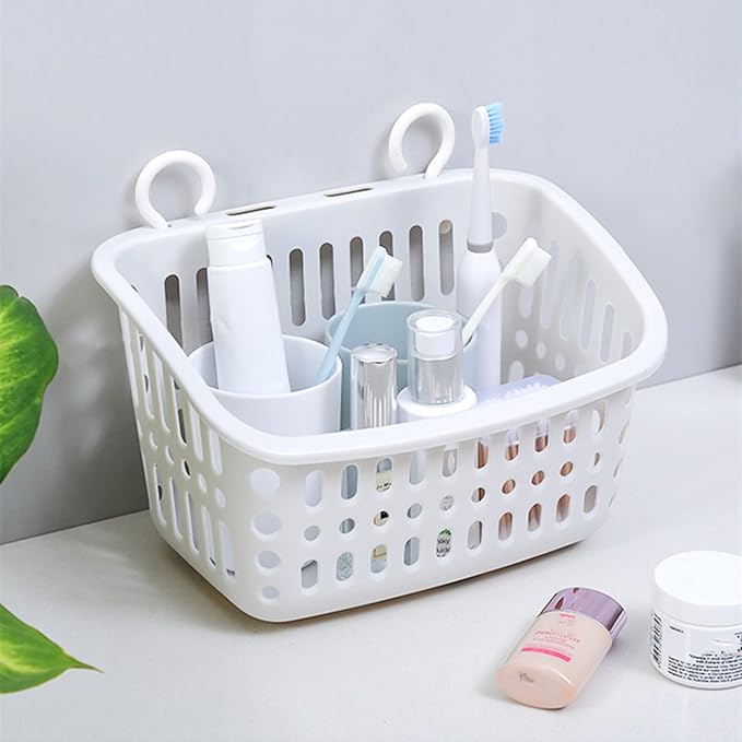 5PCS Plastic Hanging Baskets for Shower, Hanging Basket Organizer - Image 4