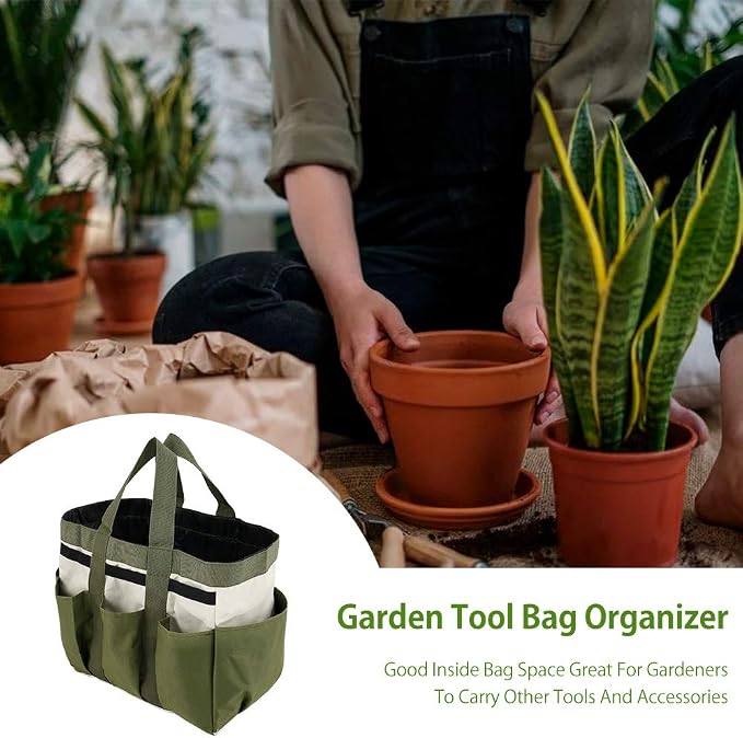 Garden Tool Bag Organizer, Tote Storage Bag - Image 4