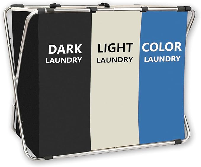 160L Large Laundry Basket, Freestanding Laundry Hamper, Collapsible Tall by Unknown