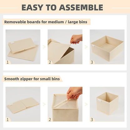 Criusia Drawer Organizer Clothes, 8 Pack Underwear Drawer Organizer, Foldable - Image 4