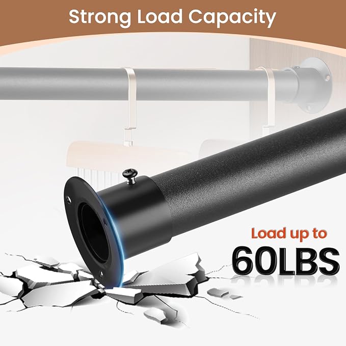 1.3 Inch Diameter Heavy Duty Closet Rods - Image 2
