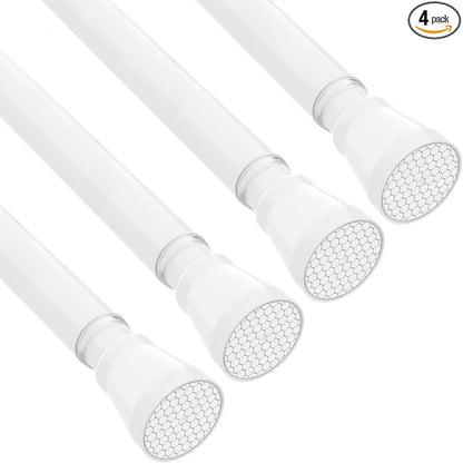 AIZESI 4PCS Shower Curtain Rod 30-64 Inch Adjustable No Drilling, Tool-Free by AIZESITENSIONROD
