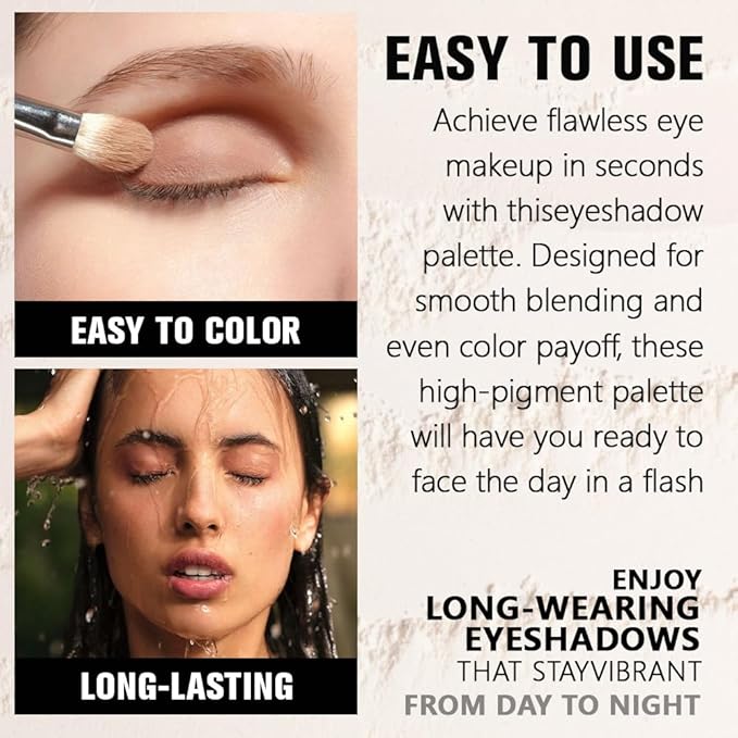 Grey Single Matte Eyeshadow Makeup, Neutral Powde Eye Shadow - Image 4