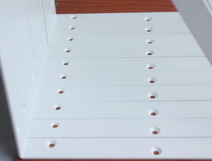 8 Pack L22 x H 12" White Heavy Duty Shelf Brackets - Image 5