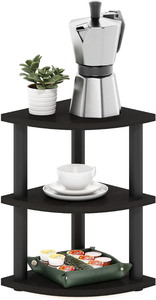 Furinno Turn-N-Tube Kitchen Countertop Organizer, 3-Tier Corner Countertop by Furinno-FitsYourSpaceFitsYourBudget
