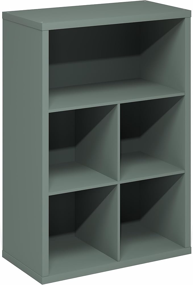 5-Cube Bookcase, Cube Storage Organizer Bookshelf, Book Shelf - Image 4