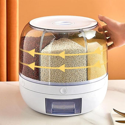 Dry Grain & Rice Storage Container - 12L Separate Rice Bucket Cereal Dispenser - Image 8