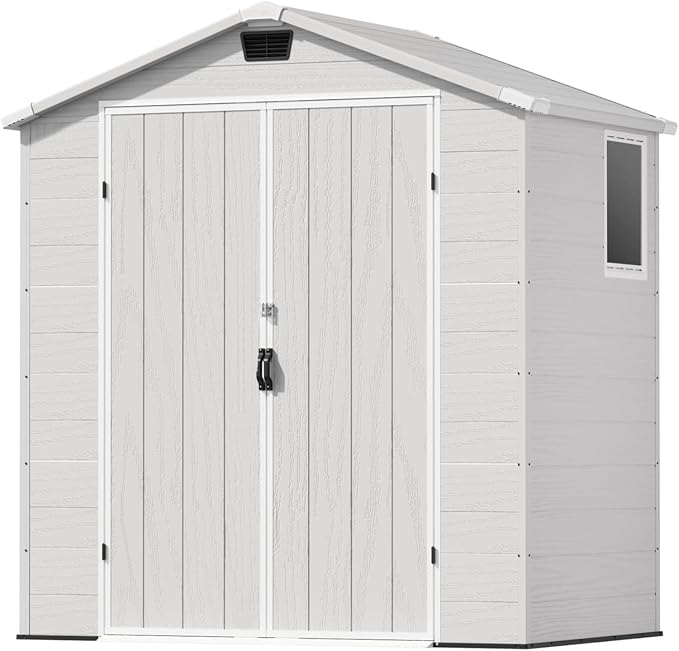 Patiowell 6X4 FT Plastic Outdoor Storage Shed - Image 8