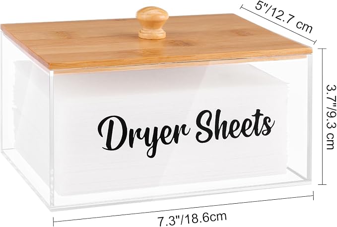 VOTLEVT Acrylic Dryer Sheet Holder - Image 2