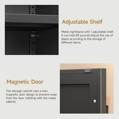23.6" H Metal Locker Storage Cabinet, Small Locker - Image 5