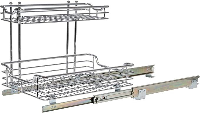 Household Essentials Glidez 2‑Tier Multipurpose Chrome‑Plated Steel - Image 10