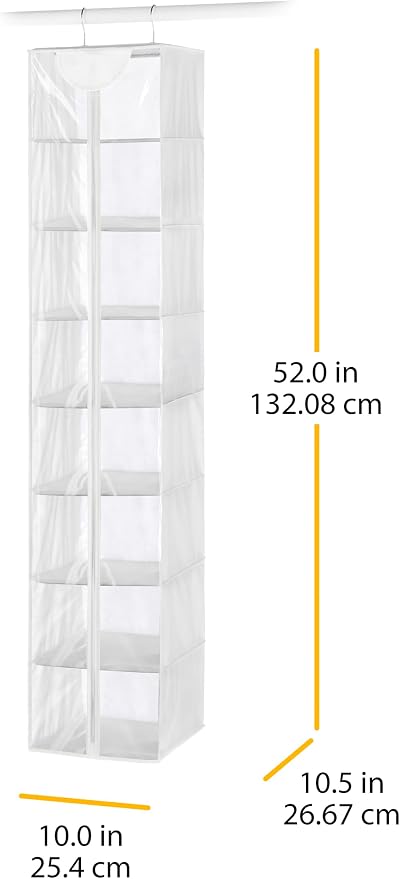 Whitmor Crystal Clear Hanging Sweater Bag - Image 3