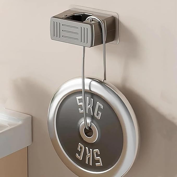 3 Pack Heavy Duty Mop Holder Wall Mount, Strong Adhesive Hanger - Image 7