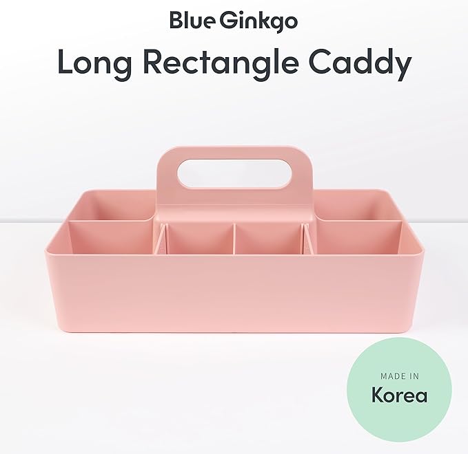 BLUE GINKGO Stackable Organizer Caddy – Korean-Made Portable Tote - Image 2