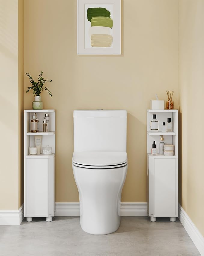 Hzuaneri Corner Cabinet, Small Bathroom Corner Cabinet - Image 4