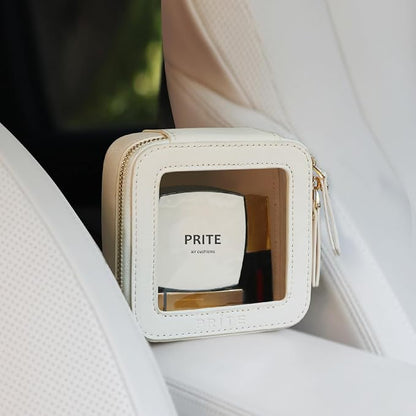 Prite Small Makeup Bag for Women Portable Clear Makeup Bag Cute Mini Waterproof - Image 6