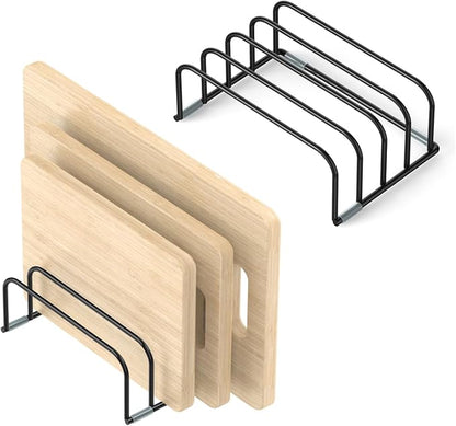 Cutting Board Storage Rack, Compact Cutting Board Organizer, Chopping Board by KORRTFID
