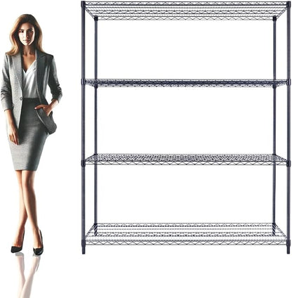 NSF Commercial 4-Tier Wire Shelving by UtilityBasics
