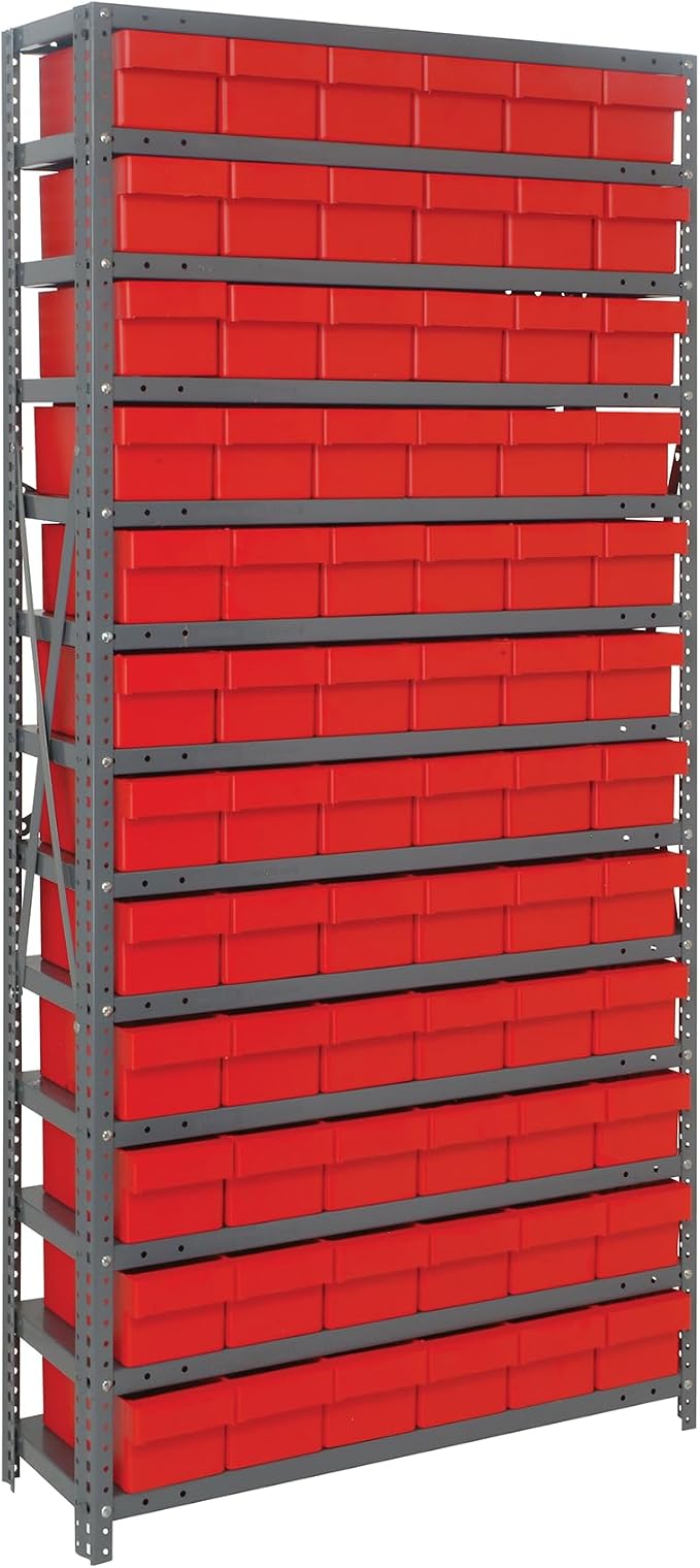 Quantum Storage Systems 2475-603RD Solid Heavy Duty 13 Shelves 72 Super Tuff by QuantumStorageSystems