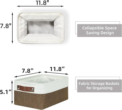 HNZIGE Small Fabric Storage Bins - Image 5