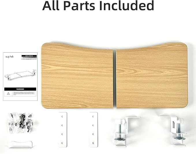 suptek Keyboard Tray Under Desk Pull Out - Image 9