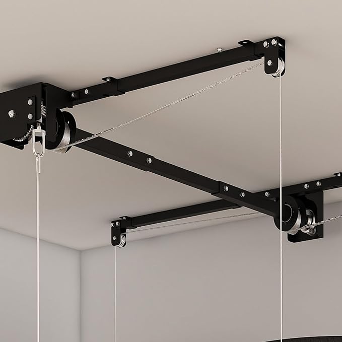 Montary 4x8 FT Overhead Garage Storage Rack - Image 9