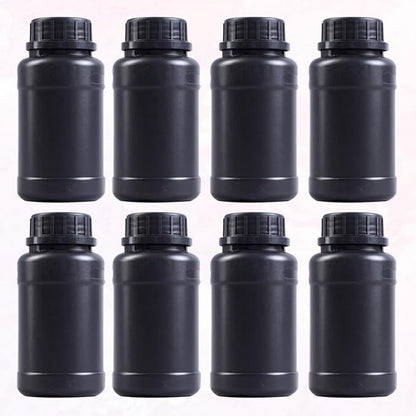 8pcs Black Hdpe Plastic Bottles - Image 9