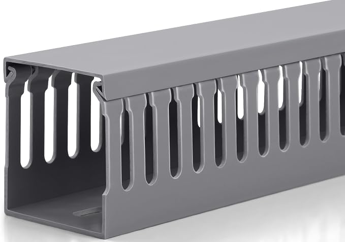 68in Professional Server Rack Cable Management Raceway, H2.4 x W2in Large by ZhiYo