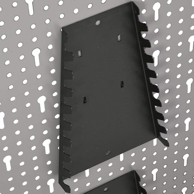 Wall-Mounted Peg Boards 4-Pack 15.7"x22.8" Steel - Image 3