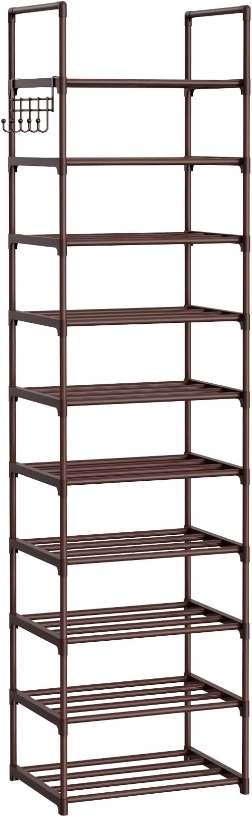 Tall 10 Tier Shoe Rack - Image 8