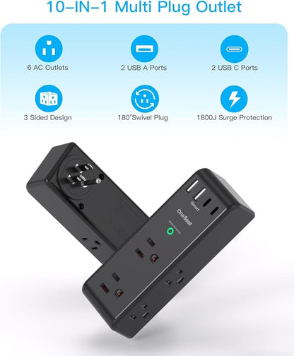Surge Protector Outlet Extender - Image 2