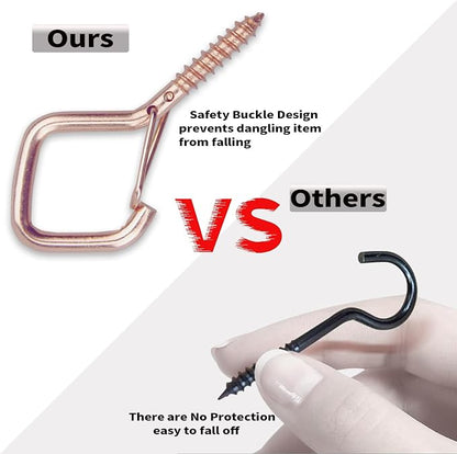 35PCS Eye Screw Hooks for Hanging Heavy Duty - Image 5
