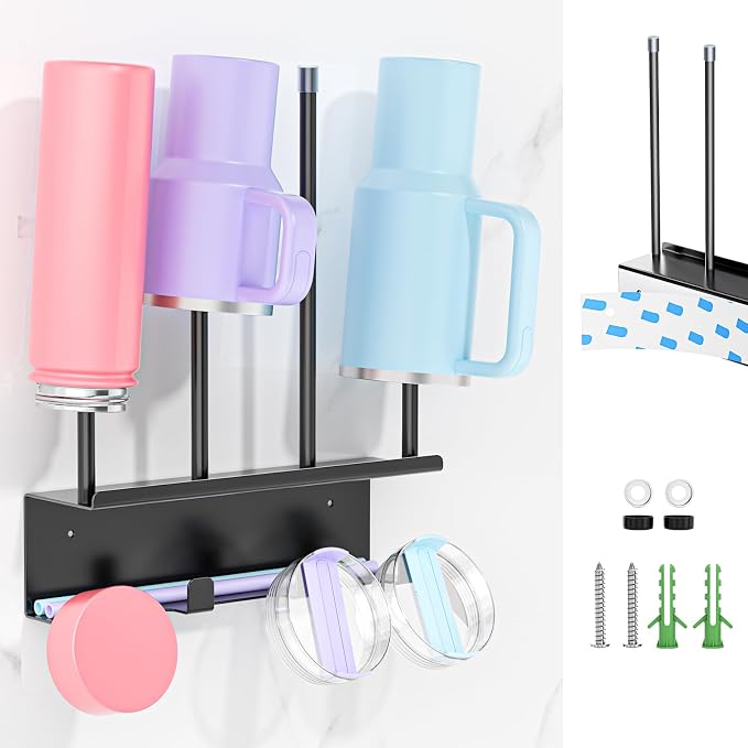 Wall Mounted Water Bottle Drying Rack - Image 9