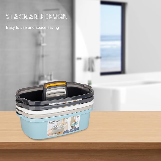 Large Cleaning Supplies Caddy Portable Shower Basket Supply Organizer - Image 5