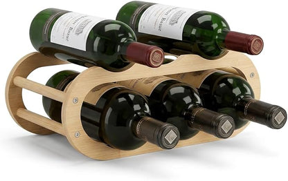 PEKER Wine Rack – Small Countertop Wine Rack & Wine Bottle Holder by Unknown