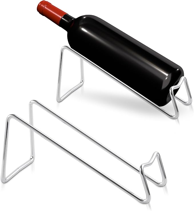 TONLEA Countertop Wine Rack, Metal Small Wine Rack, Tabletop Wine Storage Stand by TONLEA