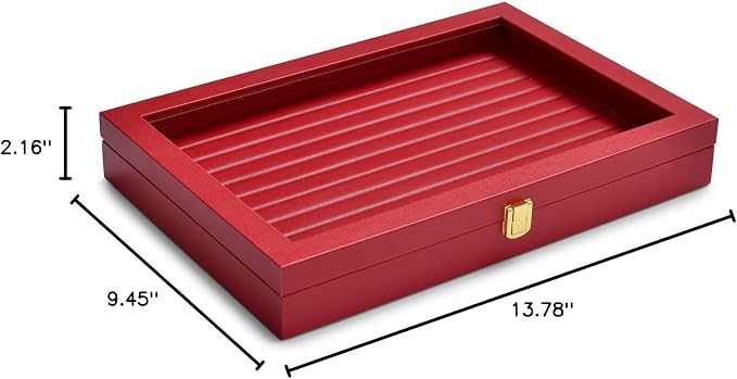 Oirlv Luxury Leather Rings Earrings Organizer Tray - Image 10