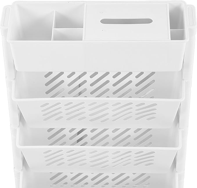 Movable Bookshelf, Portable Bookshelf, Storage Organizer Shelf, Suitable - Image 9