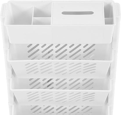 Movable Bookshelf, Portable Bookshelf, Storage Organizer Shelf, Suitable - Image 9