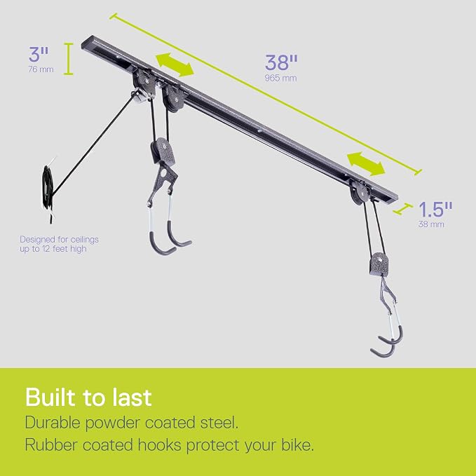 Bike Hoist- Heavy Duty for Space Saving - Image 4