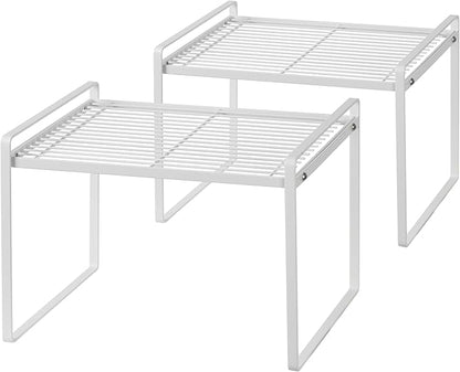 2Pack Kitchen Cabinet Shelf Counter Organizer Rack Pantry Storage Bathroom by Shantton