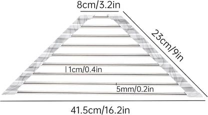 Tomorotec Marble Triangle Roll-Up Dish Drying Rack - Image 7