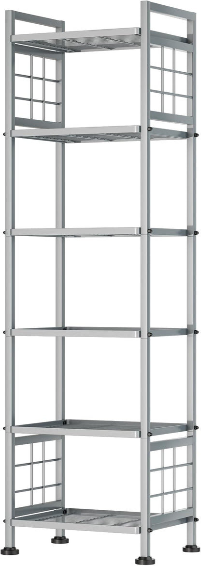 GIOTORENT 6-Wire Standing Storage Shelf, Metal Shelving Unit Pantry Rack by GIOTORENT
