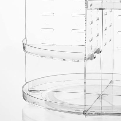 HBlife 360 Rotating Makeup Organizer Adjustable Carousel Large Capacity - Image 6