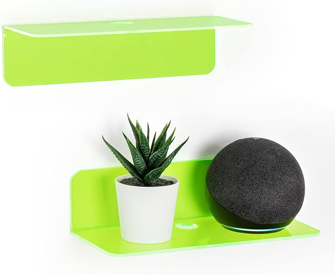 OAPRIRE 9 Inch Floating Wall Shelves Set of 2 by OAPRIRE