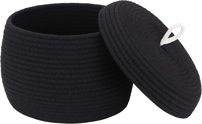Sea Team Round Cotton Rope Storage Basket by SeaTeam